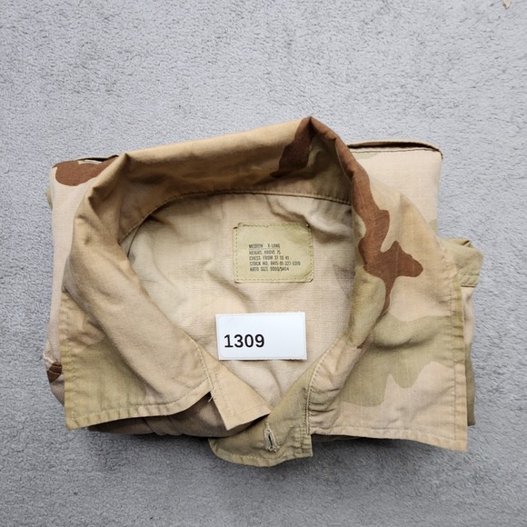 US Military Coat Medium X-Long Desert Camouflage Pattern Combat Jacket - Picture 15 of 15